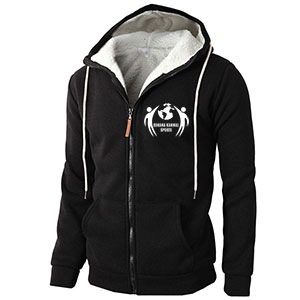 Men Zipper Hood
